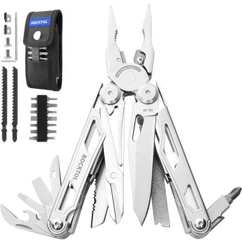 Multitool with VG10 Knife Blade - 29-in-1 Heavy-Duty Pliers & Survival Tool