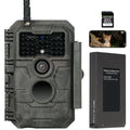 GardePro E6P Max WiFi Trail Camera Camo Rechargeable 8000mAh Battery