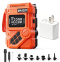 BAVIZZN Orange 59.2Wh Rechargeable Electric SUP Pump, 22 PSI Portable Inflator