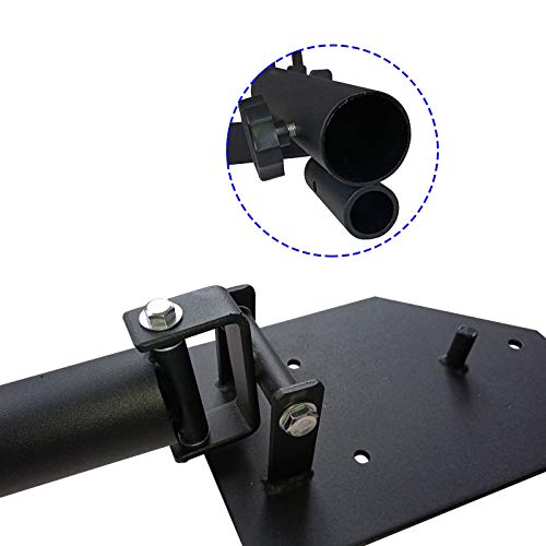 MARSAFIT Portable Landmine Base for Barbell - 360° Rotating Landmine Attachment for 1