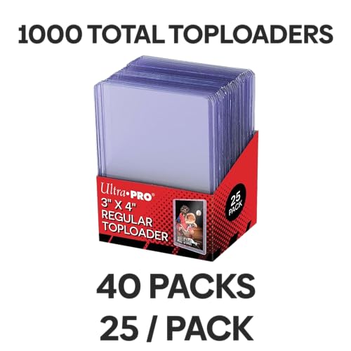 Ultra Pro 3x4 Toploaders Case of 1000 | Card Protection Sleeves