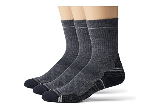 Smartwool Men's Hike Light Cushion Crew Socks 3-Pack - Medium & Large Gray