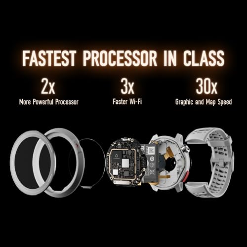 COROS PACE Pro GPS Sport Watch Grey 1.3-Inch AMOLED Touchscreen, Fitness Tracker