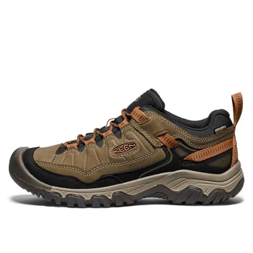 Men's Waterproof Hiking Shoes - Targhee 4 Low, 10.5 Wide Sea Turtle/Roasted Pecan