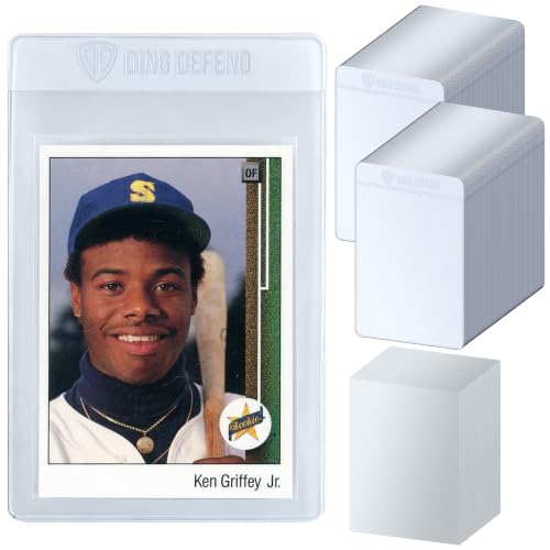 Clear Semi Rigid & Penny Sleeve Trading Card Holders Set - 510 & 510 Count, Universal Size