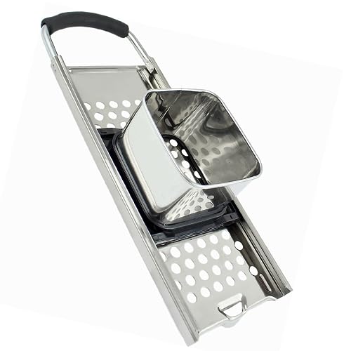 Spaetzle Maker Lid with Scraper - Comfort Handle, Stainless Steel, 12.8x4.2"