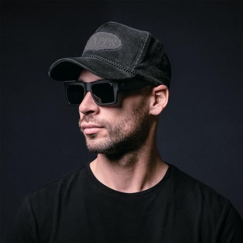 Spy Optic Bowery Square Sunglasses with Polarized Gray Lenses - Black / Murdered Out