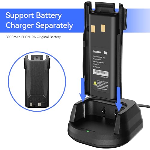 SAMCOM FPCN10A Charger Base - US Plug, 1 Pack, Radio Not Included