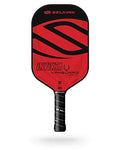 Invikta Lightweight Hybrid Pickleball Paddle - Crimson Black, Carbon Fiber X5 Core