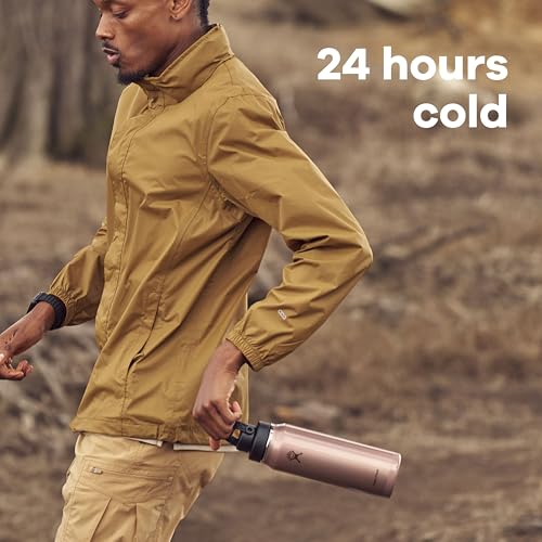 Hydro Flask 32 Oz Lightweight Insulated Water Bottle with Wide Flex Chug Cap - Obsidian