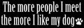 Pet Dog Bumper Sticker - Adoption Rescue Love Quote 3x9 Inch Outdoor Vinyl