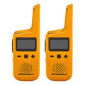 Motorola Solutions T380 Two-Way Radio 22 Channels, 25 Mile Range, Rechargeable, 2 Pack, Yellow