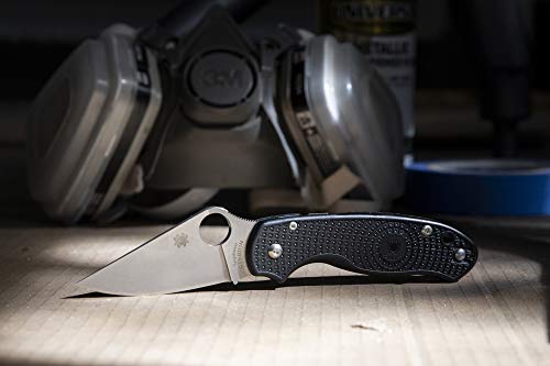 Spyderco Para 3 Lightweight Folding Pocket Knife, PlainEdge – Compact EDC
