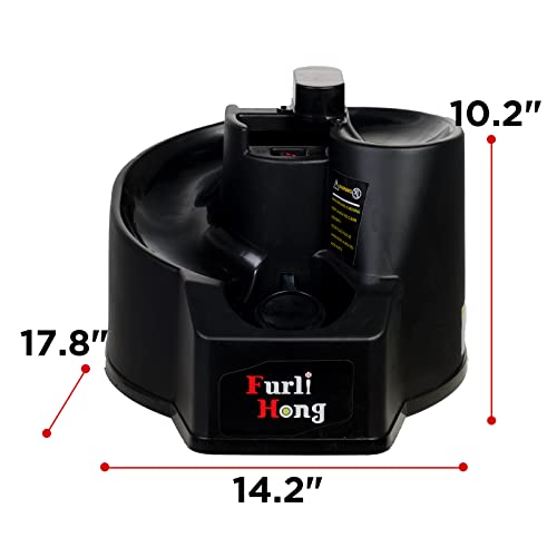 Rechargeable Baseball Softball Toss Machine with Adjustable Height & Speed