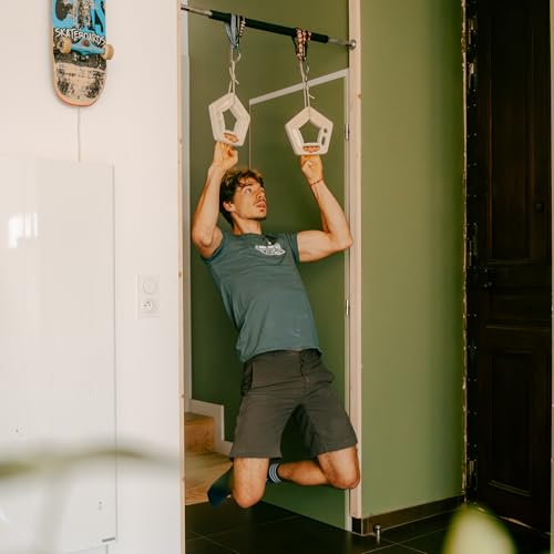 YY Vertical Hang Holds Penta Variation for Climbing Training, Lightweight Birch & Poplar