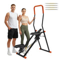 Black Adjustable Home Stepper Machine with Large Non-Slip Pedals - 2.0 Version