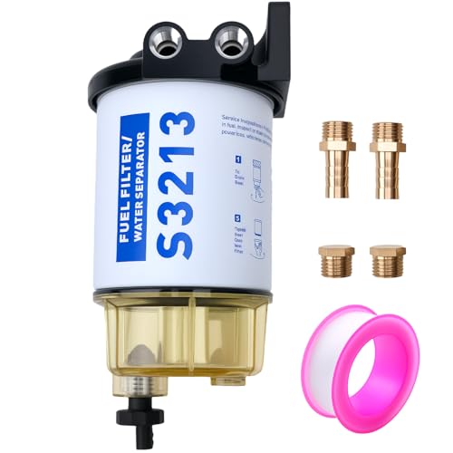 Marine Fuel Water Separator Kit for Outboard Motors - Universal Fit