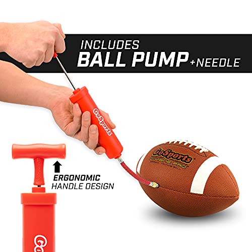 Official Size Footballs Pack of 6 - Composite Leather for High School & College