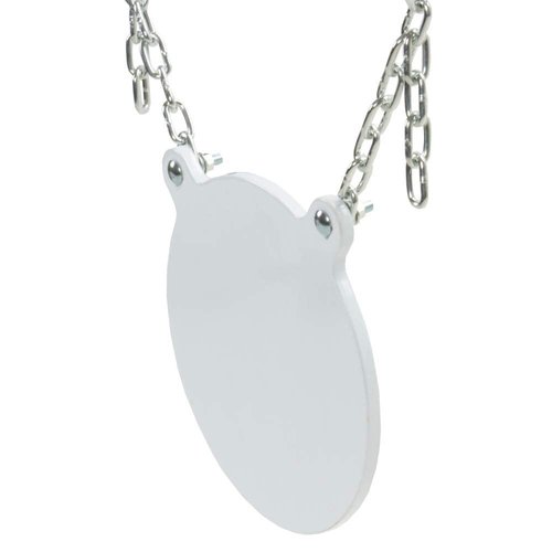 Allen Company EZ Aim 4" AR500 Steel Gong Shooting Target, White
