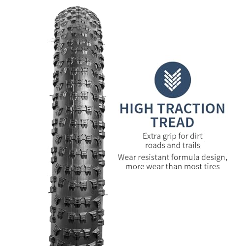 20 Inch Mountain Bike Tires 2.60 Wide Off-Road Bicycle Tires & Tubes