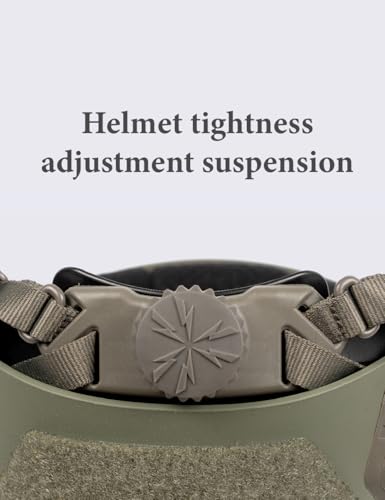 FMATAL GEAR SF Right Angle Helmet with Vent Holes - Medium-Large, Sandblast Finish, Lightweight for Cosplay & Airsoft