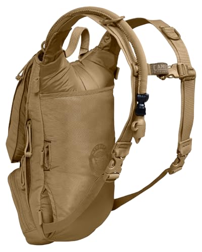 CamelBak Ambush Tactical Hydration Backpack Coyote 2.0 with 100oz Mil‑Spec Crux Reservoir