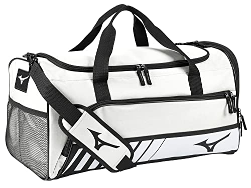 Mizuno All Sport Duffle Bag - White, Sports & Gym Travel Bag