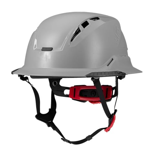 Lift Radix Full Brim Vented or Non-Vented Hard Hat with Emergency ID, Grey