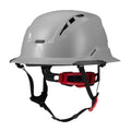 Lift Radix Full Brim Vented or Non-Vented Hard Hat with Emergency ID, Grey
