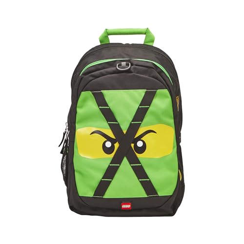 Kids LEGO NINJAGO School Backpack - Lloyd Green, Adjustable Padded Straps