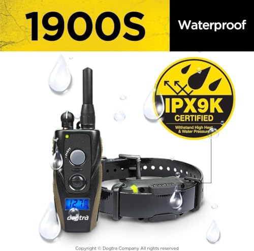 Dogtra 1900S Standard Remote Dog Training Collar 3/4-Mile Waterproof