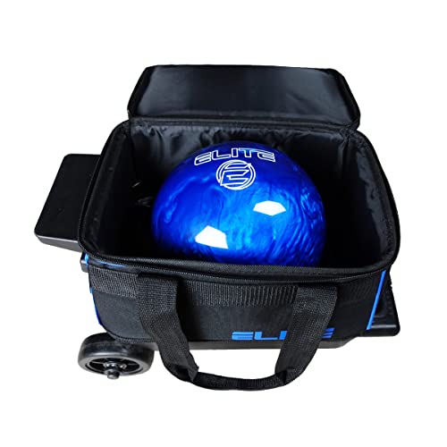 ELITE Basic Single Roller Bowling Ball Bag Aqua Fits Size 10.5 Shoes