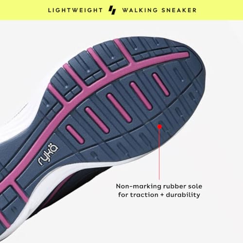 Women’s Rykä Dash 3 Walking Sneakers - Navy Pink 8.5
