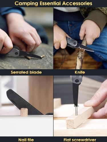 Men's Multi Tool Hammer for Camping & Outdoor Use - Stocking Stuffers