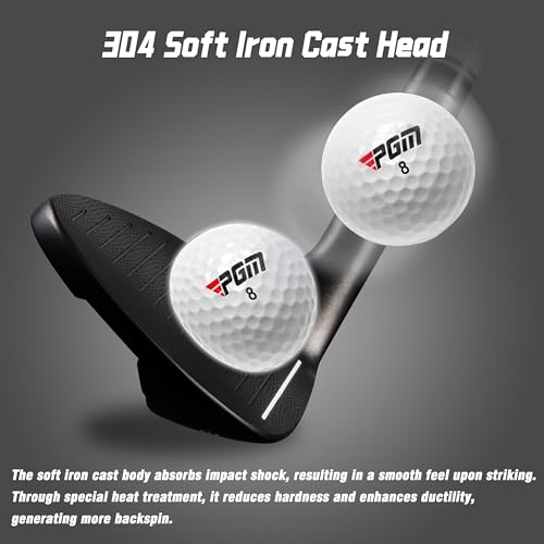 Right Hand Black PGM 72° Golf Wedge CNC Milled Face High Bounce Bunker Wedge