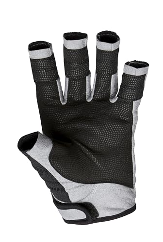 Helly Hansen Short Sailing Gloves - Large Black Unisex Deck Protection