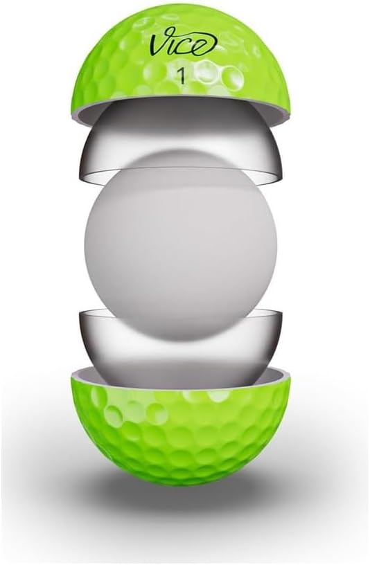 Vice Pro Golf Balls - High Performance, Durable Design for Maximum Distance | White