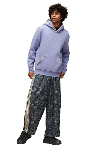Men's Tasman Hoodie - Cozy Cotton-Poly Blend, Dusted Iris Heather, Small