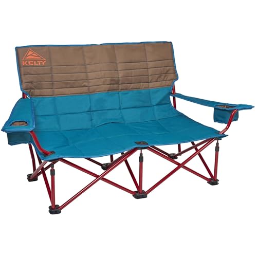 Kelty Low Loveseat Camping Chair 2-Person Double Seat - Deep Lake & Fallen Rock Variants