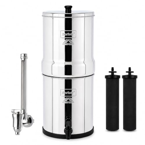 Big Berkey 2.25 Gallon Gravity Water Filter System with Water View Spigot