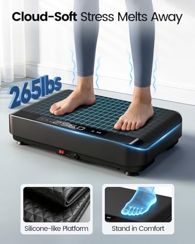 Full Body Vibration Plate Exercise Machine for Fat Loss & Lymphatic Drainage