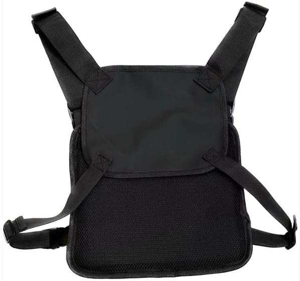 Skiennix Adjustable Nylon Chest Bag - Multi-Functional Sport Vest for Hiking & Cycling