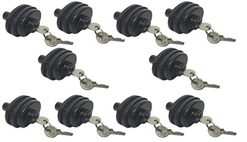 Set of 10 Keyed Alike Trigger Gun Locks for Firearms Safety - Universal Fit