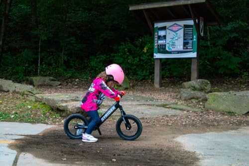 High-Traction Wheel Set for Strider 12-Inch Balance Bikes - Black, Pneumatic Tires