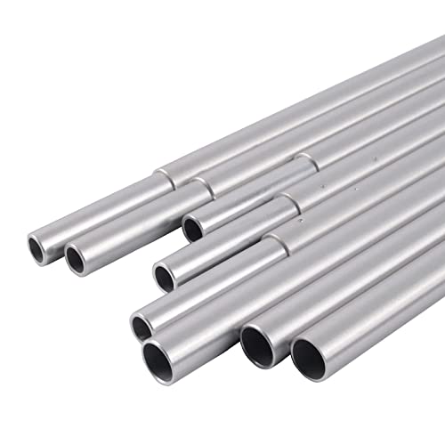 24ft 10.5in Aluminum Tent Poles Replacement Kit for Large Family Tents - Lightweight 7001 T6 Alloy, 2 Poles Pack