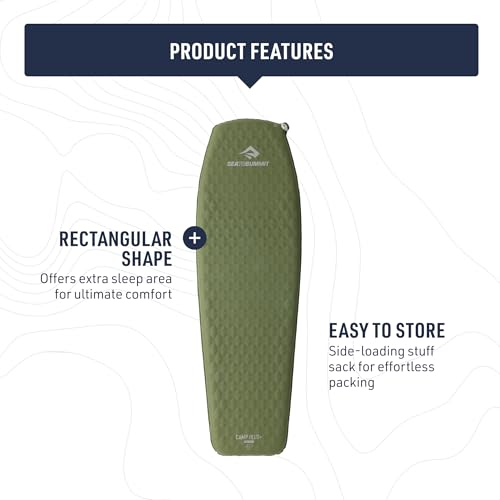Sea to Summit Camp Plus SI Rectangular Sleeping Mat 72 x 25.2 in - 4-Season Insulated Foam Pad