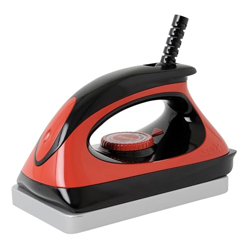 Ski & Snowboard Waxing Iron with Adjustable Temperature - Classic Red Finish