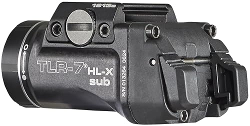 Rechargeable Gun Light with Ambidextrous Switch - Fits 1913 Short Rails - One Size