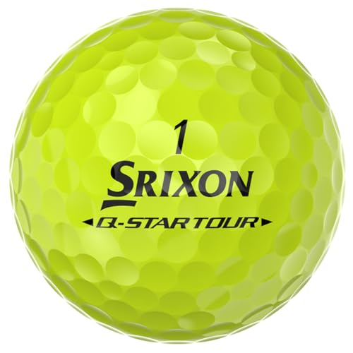 Srixon Q-Star Tour 6 Divide Golf Balls - Yellow/Red, Tour Performance