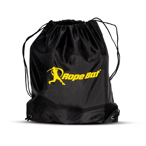 Rope Bat Swing Trainer Combo with 12 Foam Balls - Baseball & Softball Practice